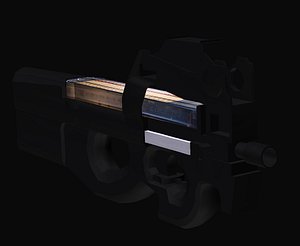 Arma de jogo P90 Modelo 3D $39 - .3ds .blend .c4d .fbx .max .ma
