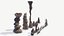 Stalagmites Models Set