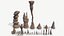 Stalagmites Models Set