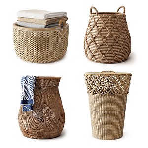 Baskets Set 06 3D model
