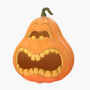 Halloween Pumpkin V4 3D model