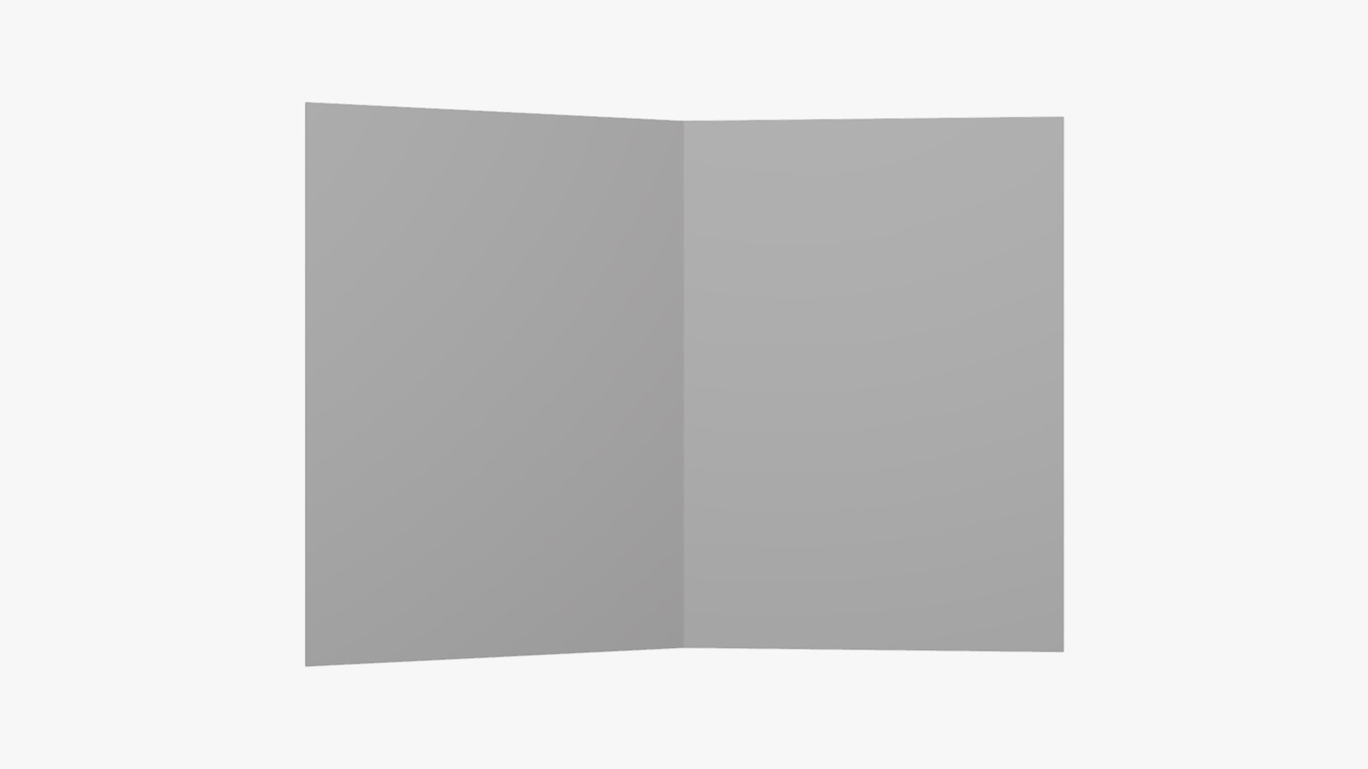 3D Basic Greeting Card - Geometry Only No Textures No Materials ...