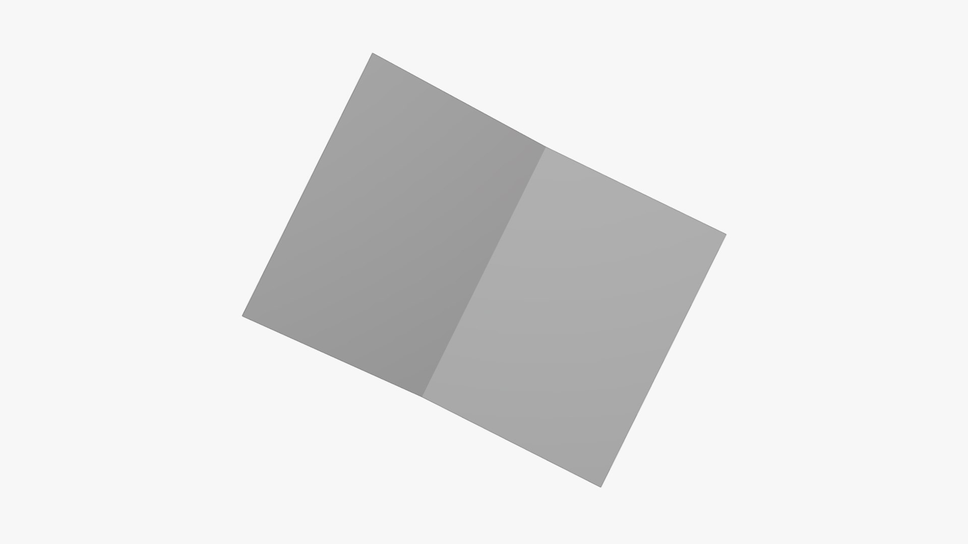 3D Basic Greeting Card - Geometry Only No Textures No Materials ...