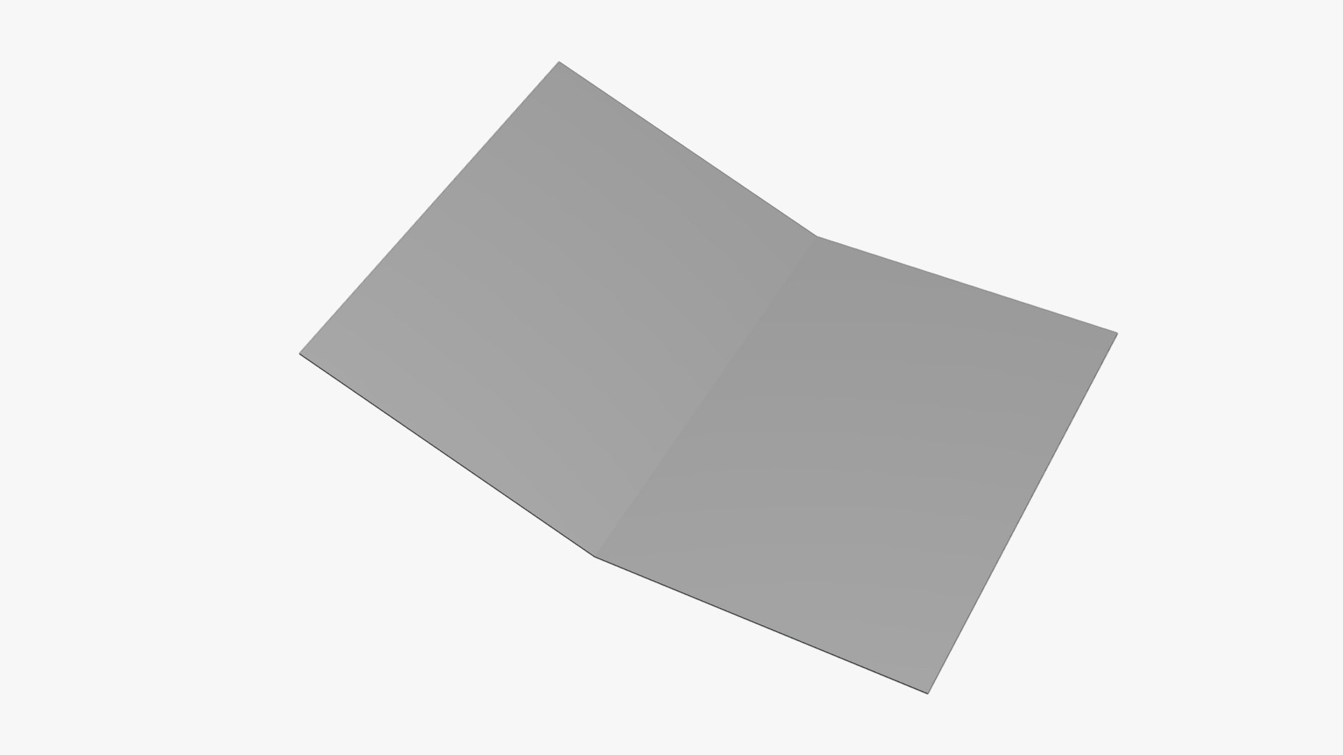 3D Basic Greeting Card - Geometry Only No Textures No Materials ...