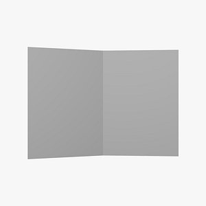 Basic Greeting Card - Geometry Only No Textures No Materials