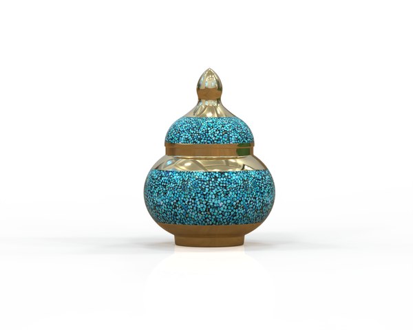 Bowl Persian Art of Firuzehkubi 3D model