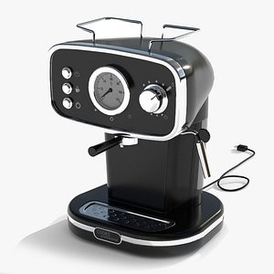Retro Coffe Machine Dispenser 3D