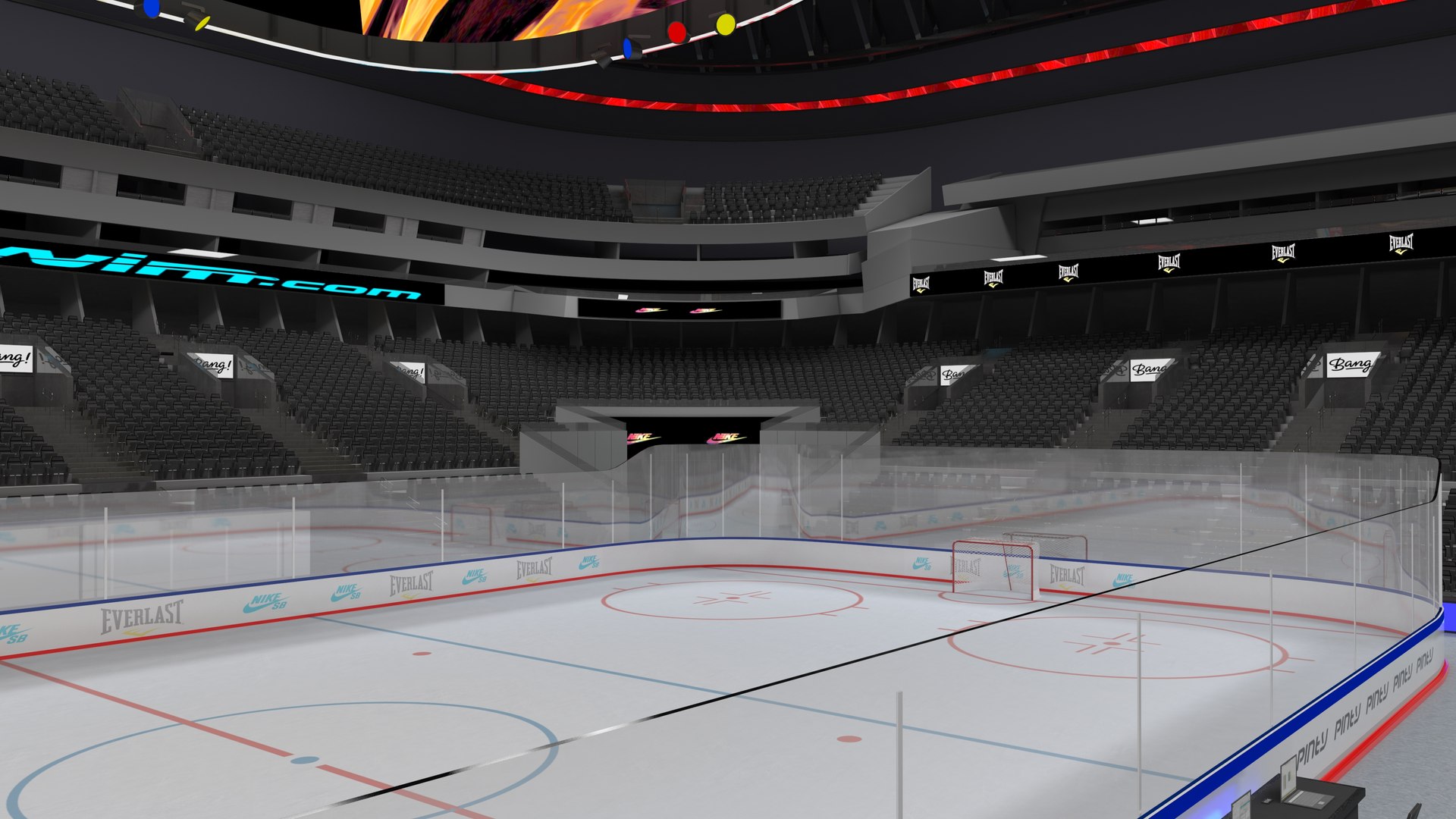 Ice Hockey Arena and Locker Room 3D - TurboSquid 1753834