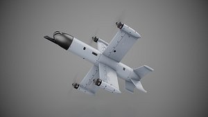 Ukrainian interceptor drone Octopus low-poly 3d model model