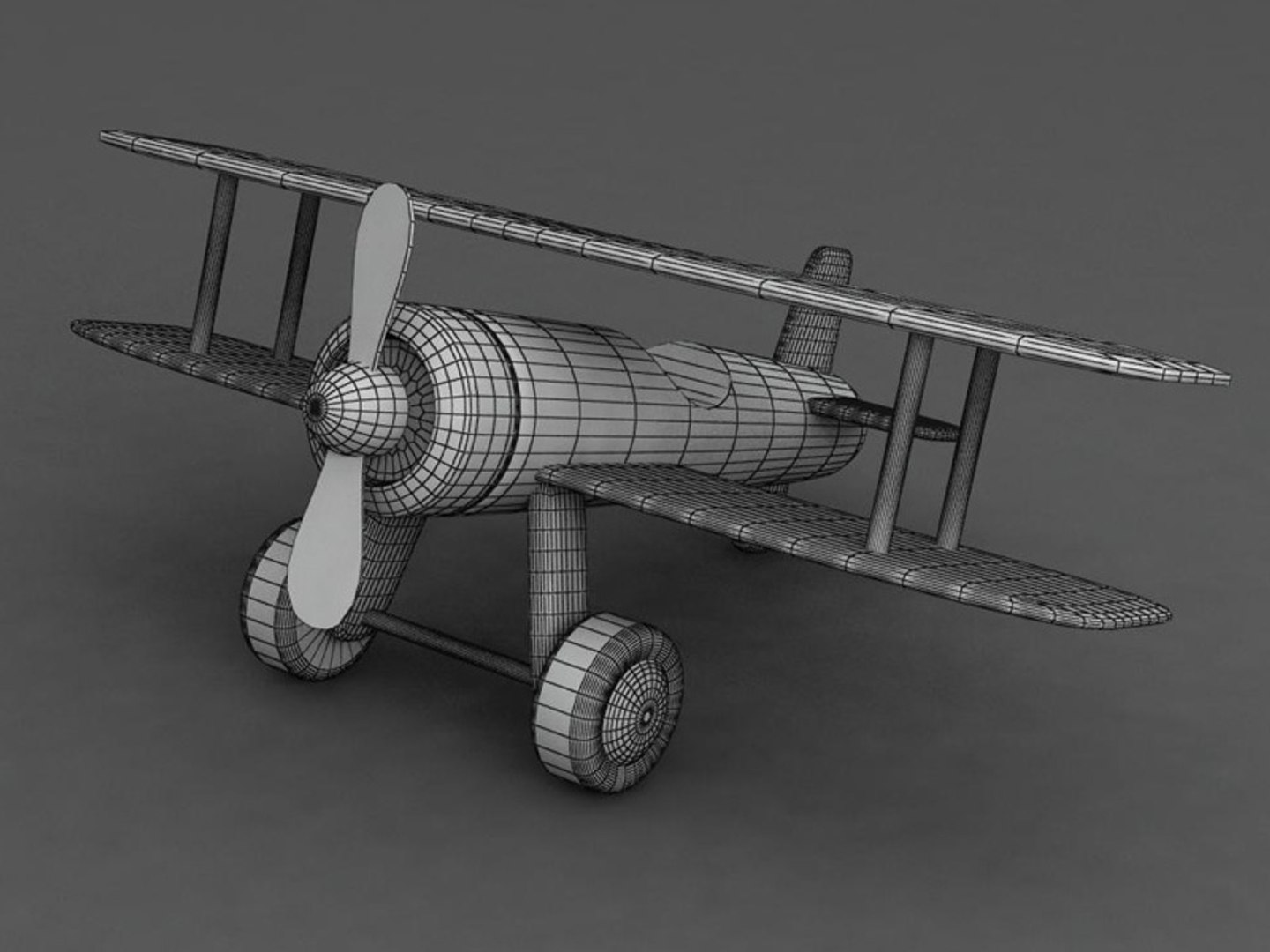 Toy Plane 3d Model