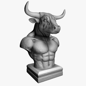 Minotaur Sculpture 3D model