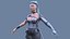 Androids Woman and Man - LOW POLY