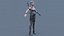 Androids Woman and Man - LOW POLY