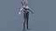 Androids Woman and Man - LOW POLY