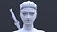 Androids Woman and Man - LOW POLY