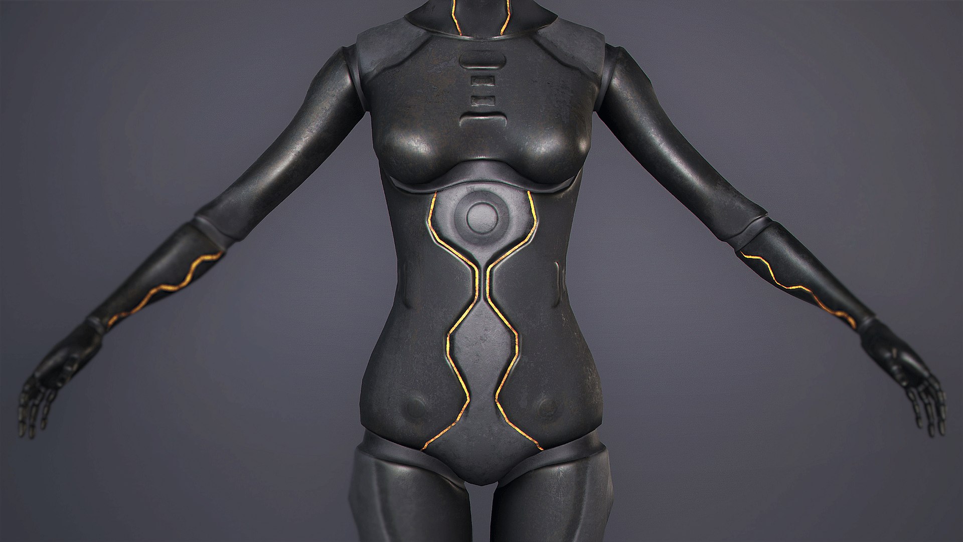 Robot Android Female 3D - TurboSquid 1953283