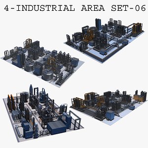 3D 4-Industrial area set -06