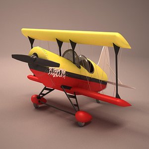 acrobatic cartoon 3d model