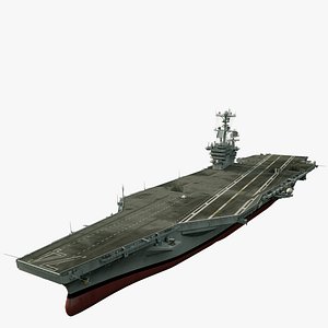 uss c aircraft carrier 3d max