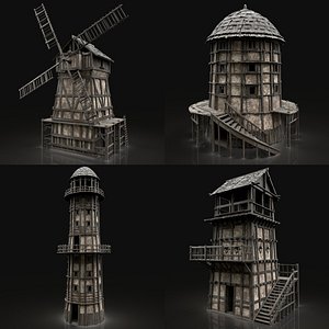 3D tower watchtower