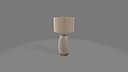 Modern Ceramic Table Lamp 3D Model Luxury PBR Lighting Asset