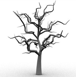 3d scary tree