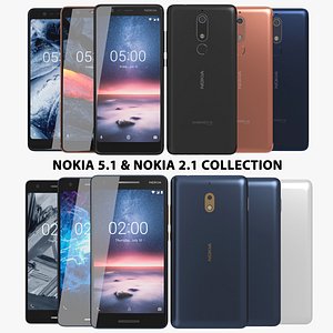 realistic nokia 5 1 3D model