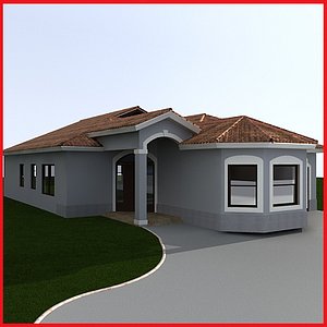 small Latin Hacienda Modern villa 2