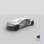 Auto elettrica futuristica
