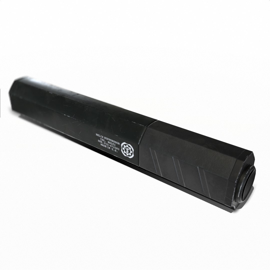 suppressor weapon attachment 3D model https://p.turbosquid.com/ts-thumb/bz/4M46SG/DiMl3Jo6/trident_03/jpg/1567002582/1920x1080/fit_q87/8cd38ecf70ef40378ea1e669c7872cb12c21a12f/trident_03.jpg