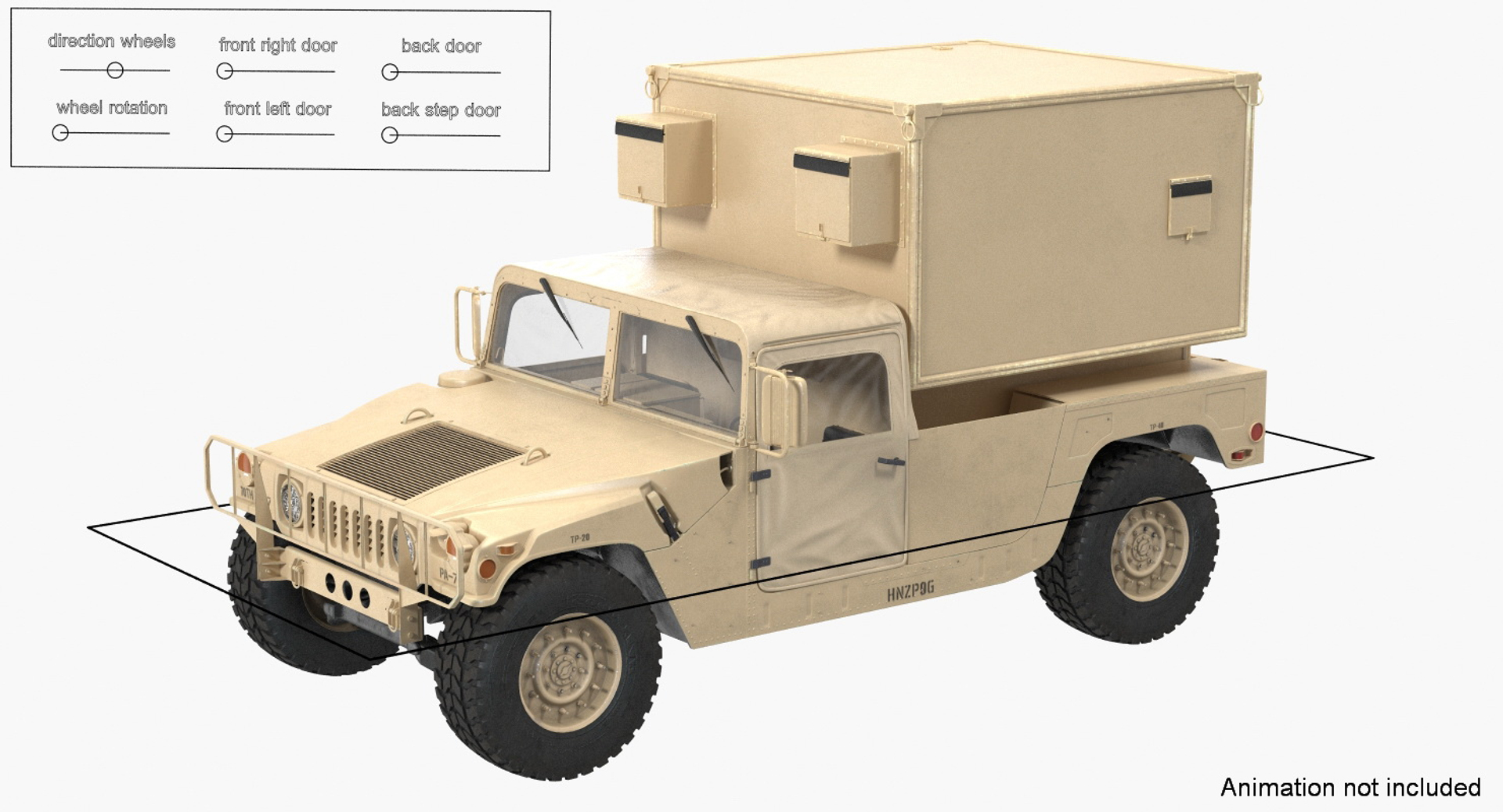 3d Max Shelter Carrier Mse Hmmwv