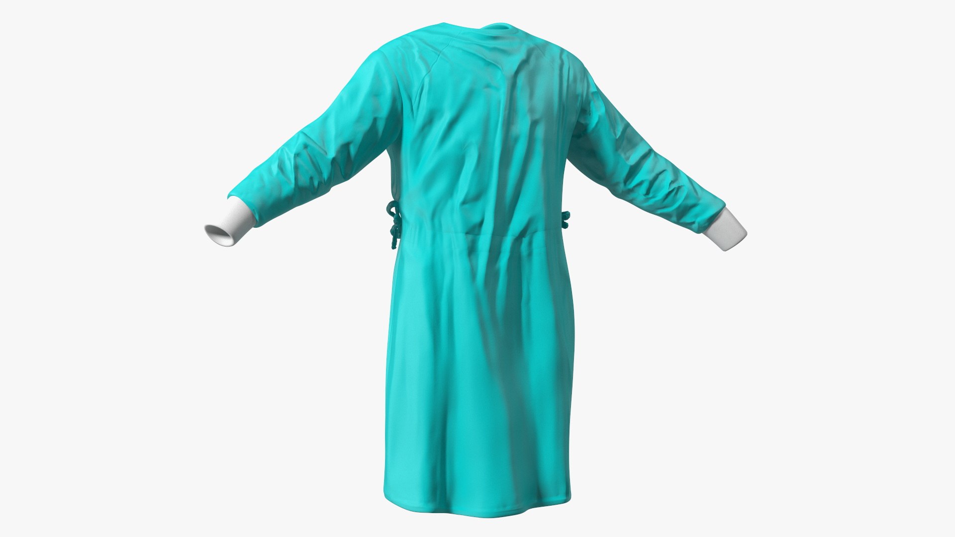 Reusable Surgeon Gown 3D model preview
