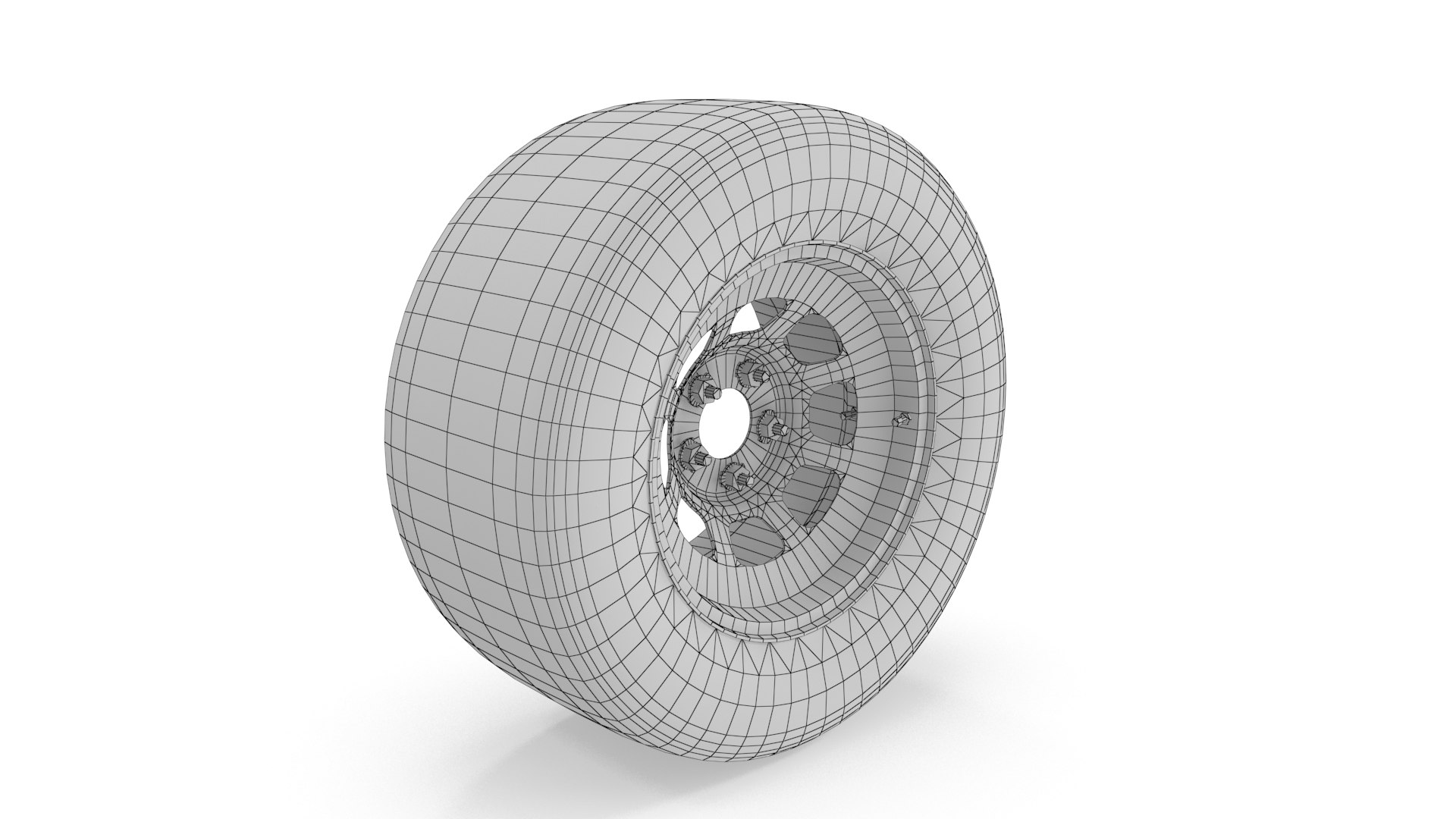 Low-poly Race Car Wheel Rim 3D - TurboSquid 1444714