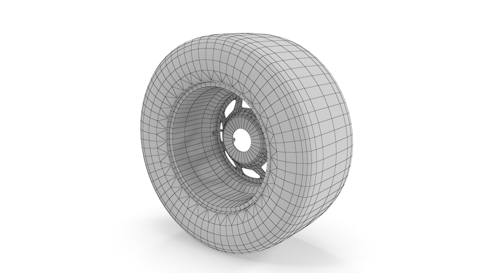 Low-poly Race Car Wheel Rim 3D - TurboSquid 1444714