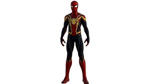 Spider-Man MCU Suit Rigged and Game Ready 3D Model 3D model
