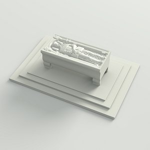 3D Tomb with Relief