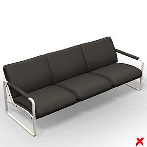 3d chair waiting
