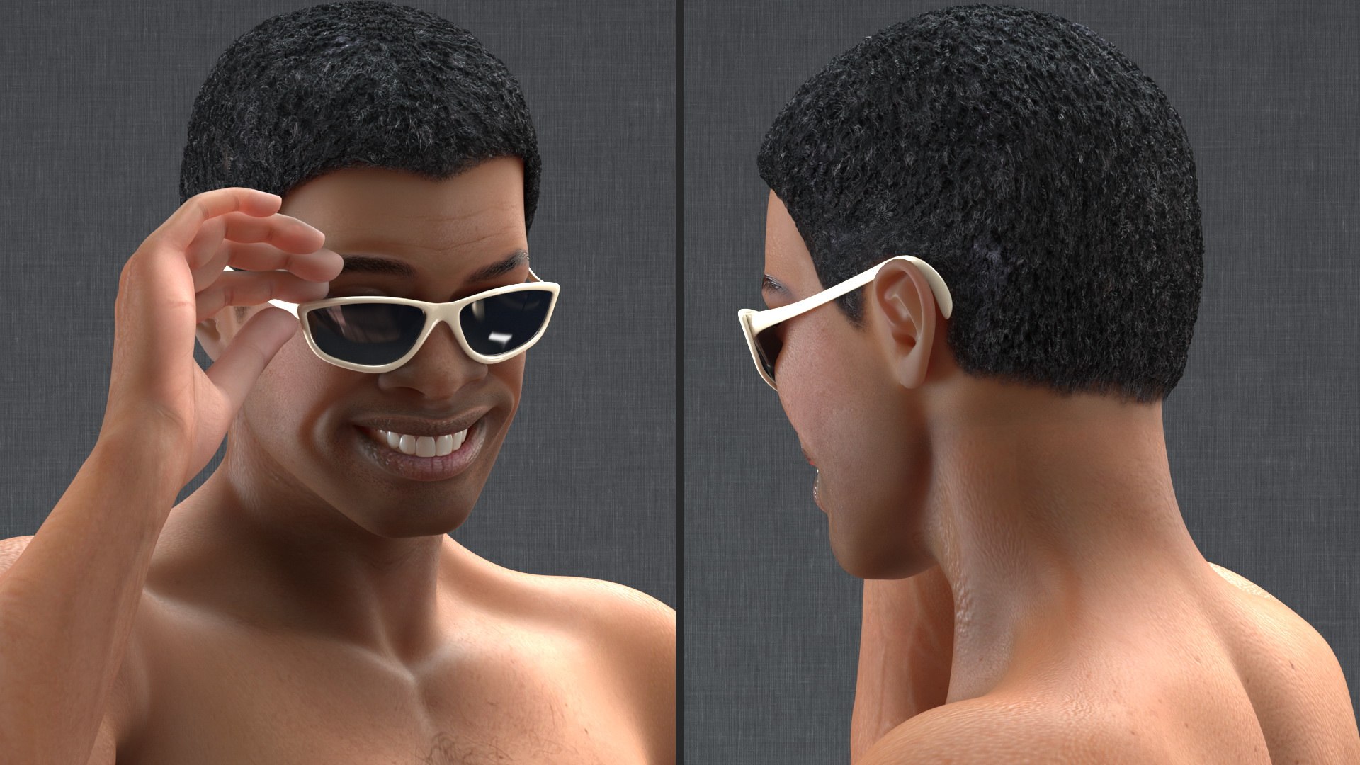 3D light skin black man model https://p.turbosquid.com/ts-thumb/bz/YmD2NC/XY/lightskinblackmaninswimwearc4dmodel008/jpg/1611895544/1920x1080/fit_q87/2054f2de46d187ca720055194f06ccb321bf530f/lightskinblackmaninswimwearc4dmodel008.jpg