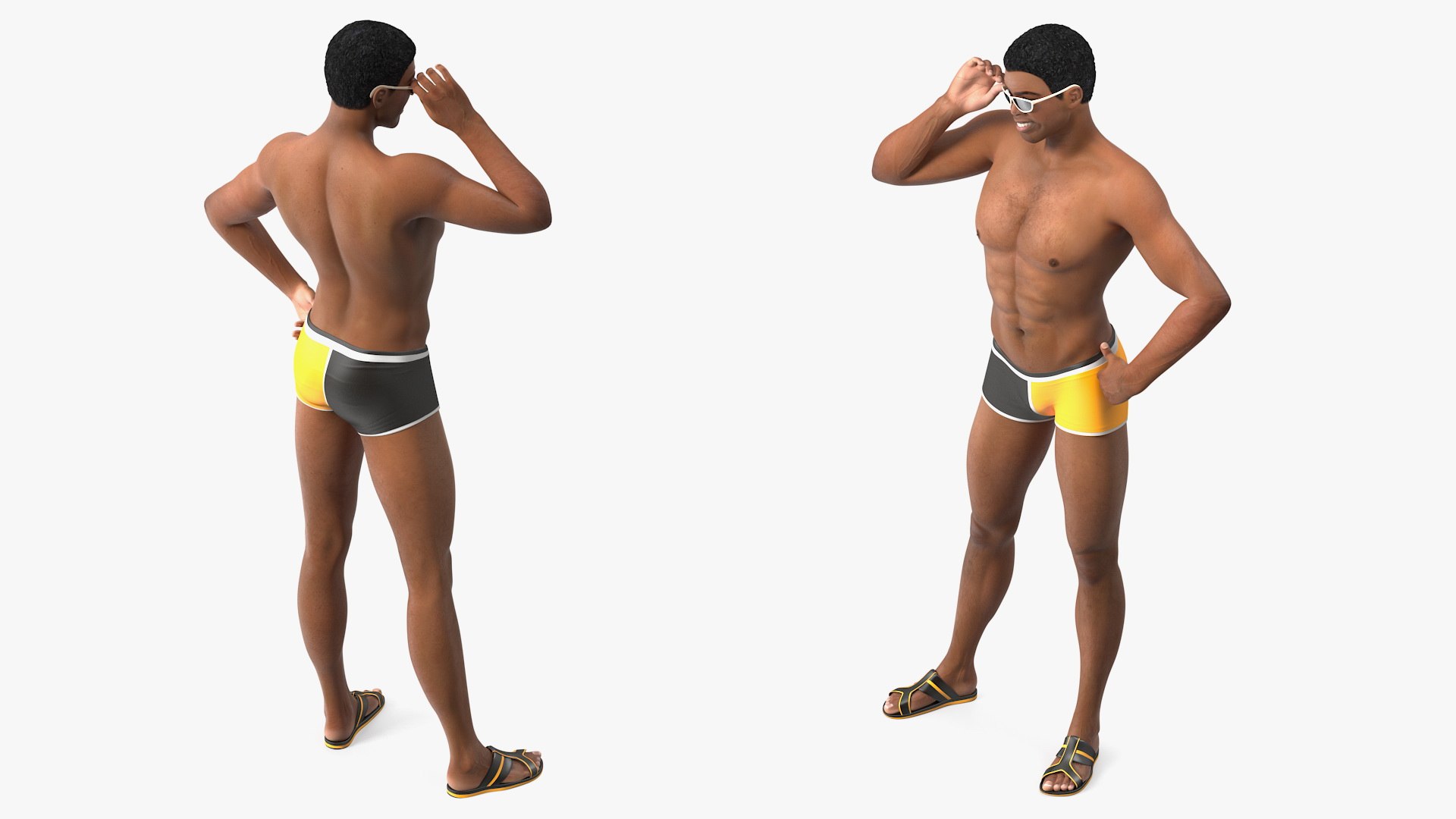 3D light skin black man model https://p.turbosquid.com/ts-thumb/bz/YmD2NC/d9/lightskinblackmaninswimwearc4dmodel012/jpg/1611895591/1920x1080/fit_q87/4e47ba5f797e5025974de18bc80422ea59d57a0a/lightskinblackmaninswimwearc4dmodel012.jpg