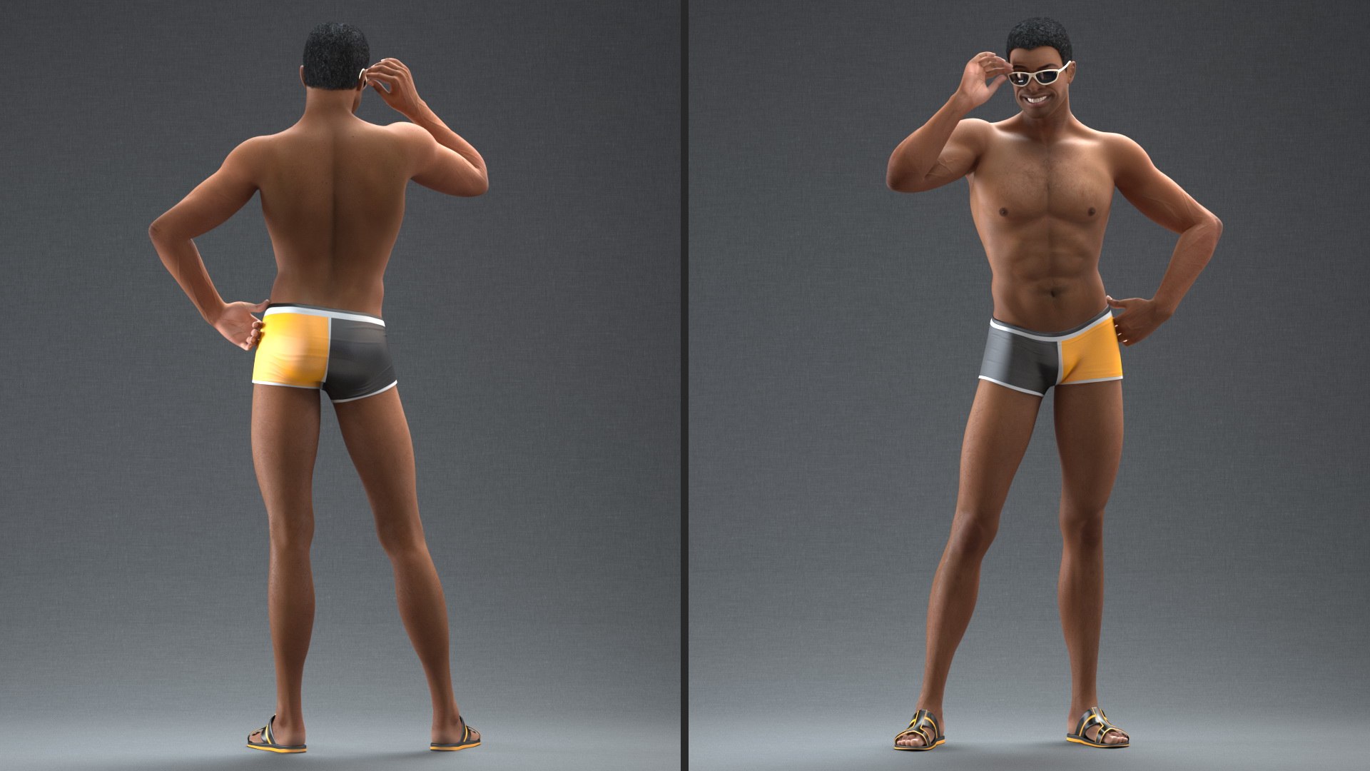 3D light skin black man model https://p.turbosquid.com/ts-thumb/bz/YmD2NC/yv/lightskinblackmaninswimwearc4dmodel007/jpg/1611895532/1920x1080/fit_q87/3d1303cb7872769988aeecea819fd59a5d798c62/lightskinblackmaninswimwearc4dmodel007.jpg