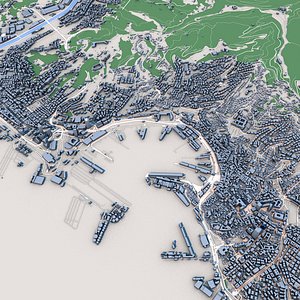 Genoa City Italy 3D