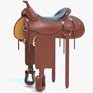 3D horse saddle