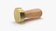 Brass Wax Seal Stamp 3D Model