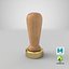 Brass Wax Seal Stamp 3D Model