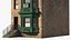 Brick Apartment Building with Blank Walls 3D model