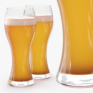 Wheat Beer Beverage Weizen Glass Tall Amber
