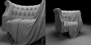 3D arm chair