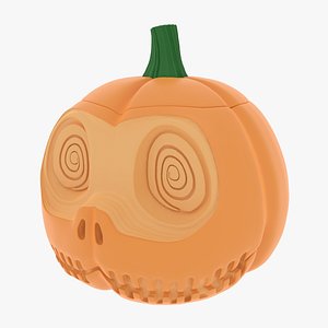 3D Halloween candle or candy vase