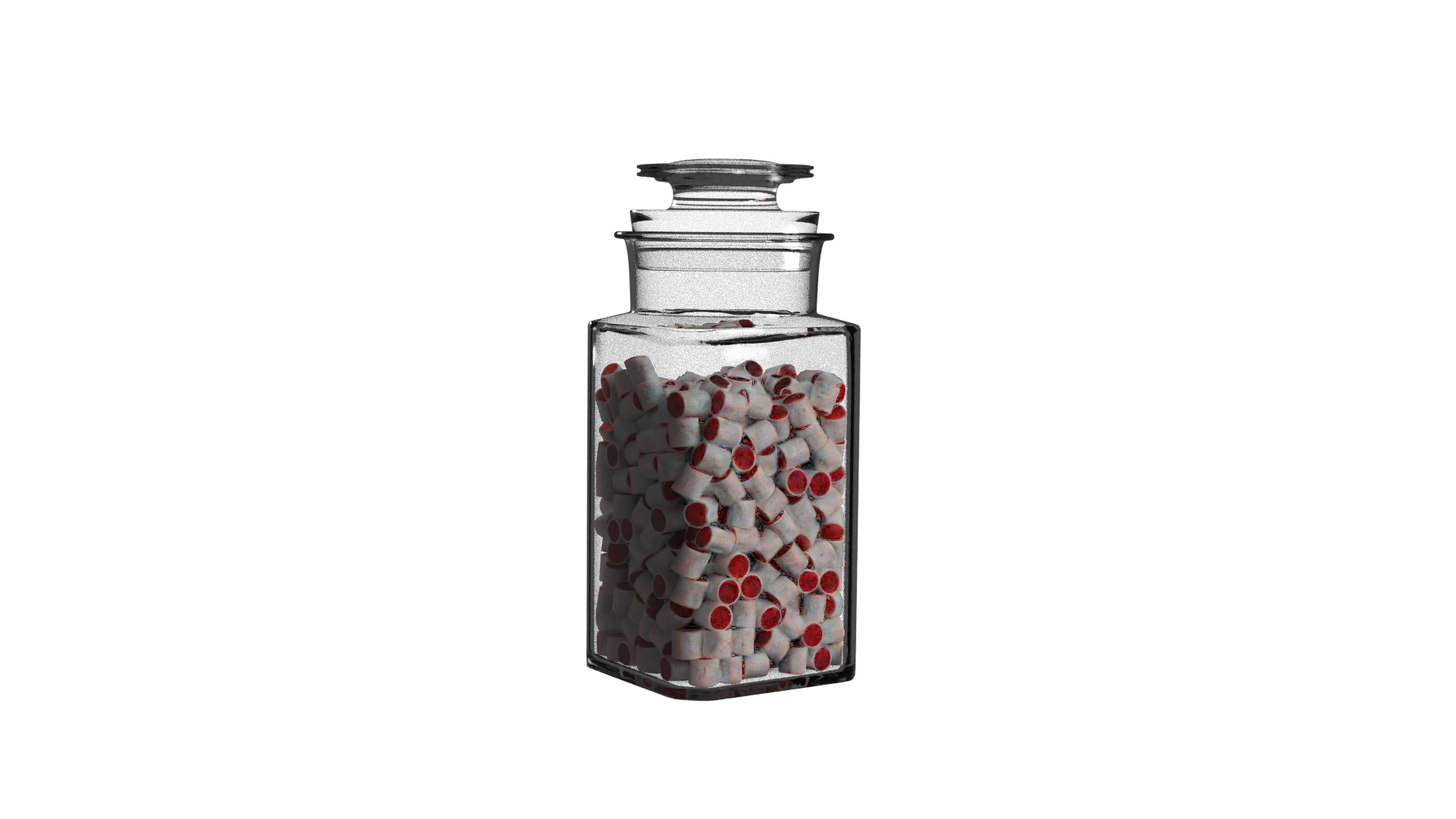 Glass Jar With Clove Rocks 3D Model - TurboSquid 1993060