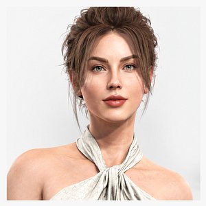 Beautiful Realistic Girl 3D Character 3D